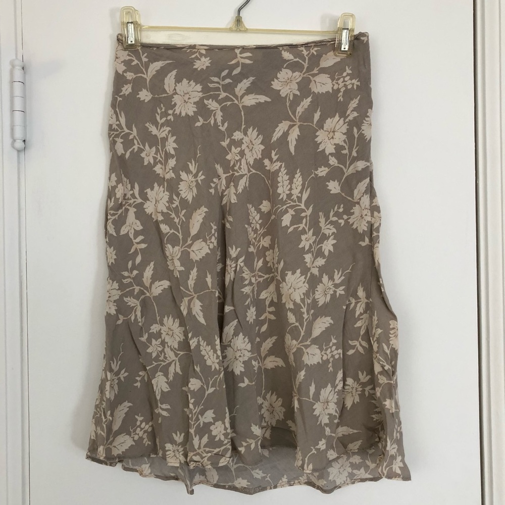 🎀90s Vibez🎀 mid-length high-waist floral skirt